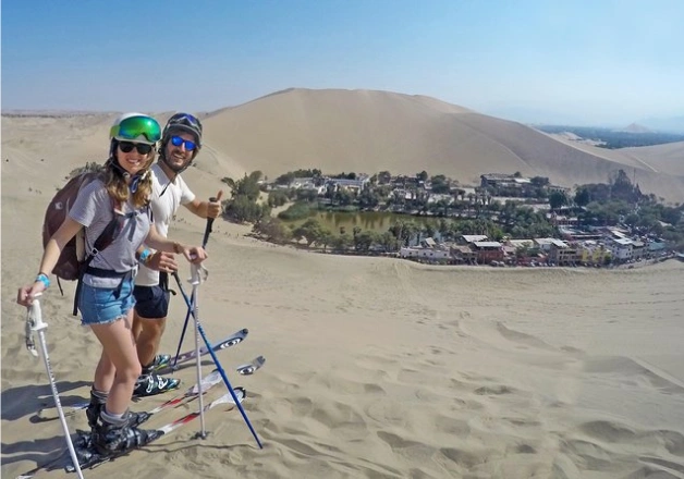 Sand boarding